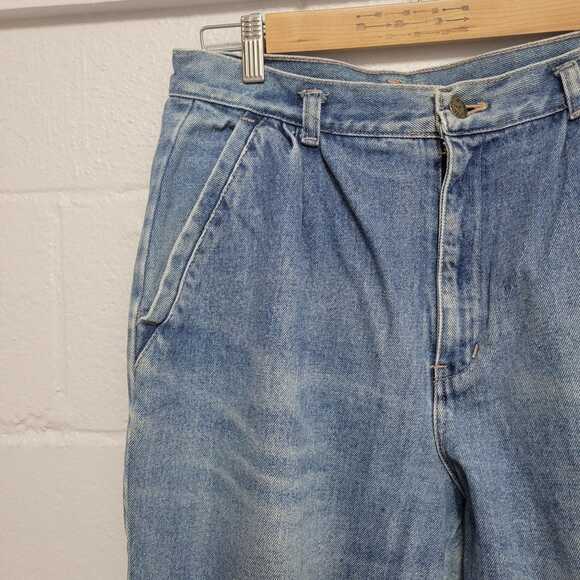 VTG Anne Klein 80s Era Pleated High Waist Mom Jeans - Picture 4 of 10